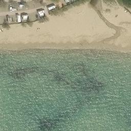 Sand Volleyball Court — aerial view
