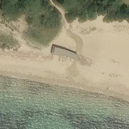 Sand Volleyball Court — aerial view