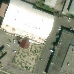 Lansing Beach Volleyball Court #9 — aerial view