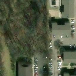 East Lansing Beach Volleyball Court #19 — aerial view