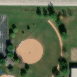 Humboldt Beach Volleyball Court #2 — aerial view