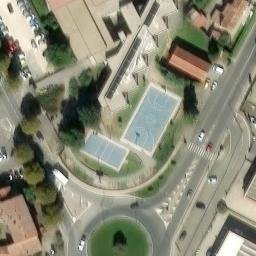 Volleyball Court — aerial view