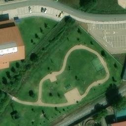Volleyball Court — aerial view