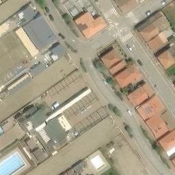 Sand Volleyball Court — aerial view