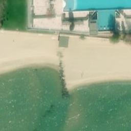 Sand Volleyball Court — aerial view
