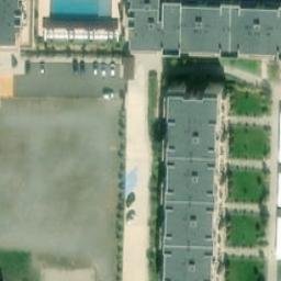 Sand Volleyball Court — aerial view