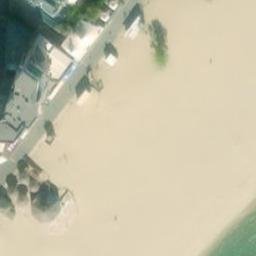Sand Volleyball Court — aerial view