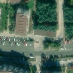 Sand Volleyball Court — aerial view