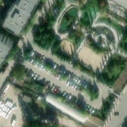Sand Volleyball Court — aerial view