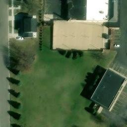 Janesville Beach Volleyball Court #6 — aerial view