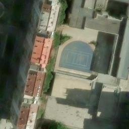 Volleyball Court — aerial view