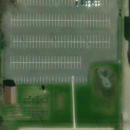 Lansing Beach Volleyball Court #5 — aerial view