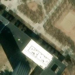 City of Albany Beach Volleyball Court — aerial view