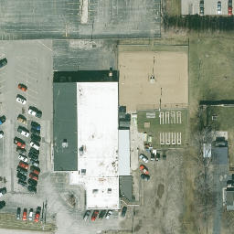 Union Grove Beach Volleyball Court — aerial view