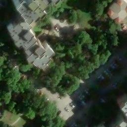 Sand Volleyball Court — aerial view
