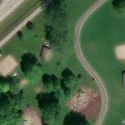 Chesterfield Township Beach Volleyball Court #3 — aerial view