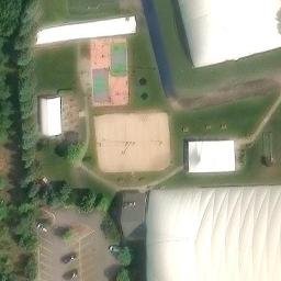 Waterford Township Beach Volleyball Court #8 — aerial view