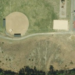 Dunstable Beach Volleyball Court — aerial view