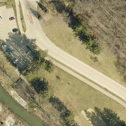 Village of Somers Beach Volleyball Court #3 — aerial view