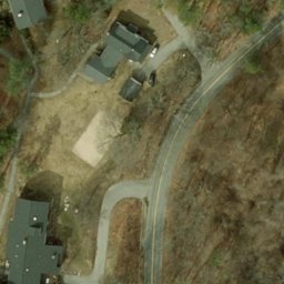 Ballardvale Beach Volleyball Court — aerial view
