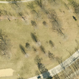 Village of Somers Beach Volleyball Court #1 — aerial view