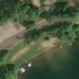 Waterford Township Beach Volleyball Court #6 — aerial view