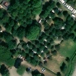 Volleyball Court near Bolsena — aerial view