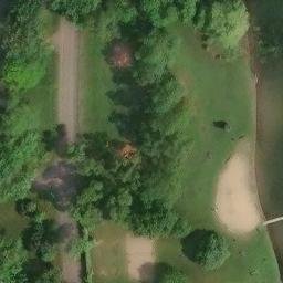 Waterford Township Beach Volleyball Court #5 — aerial view