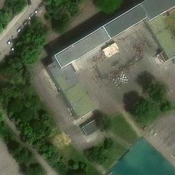 Volleyball Court — aerial view