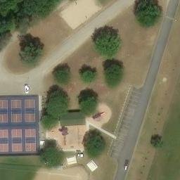 Douglas Beach Volleyball Court #2 — aerial view