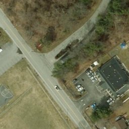 Tewksbury Beach Volleyball Court #3 — aerial view