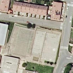 Volleyball Court — aerial view