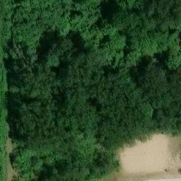 Sand Volleyball Court in Troy, MI — aerial view