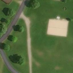Waterford Township Beach Volleyball Court #3 — aerial view