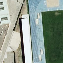 Volleyball Court — aerial view