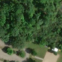 Waterford Township Beach Volleyball Court #1 — aerial view