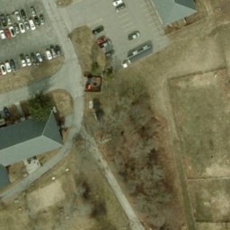Tewksbury Beach Volleyball Court #1 — aerial view