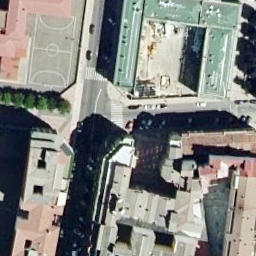 Volleyball Court — aerial view