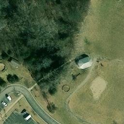 Milford Beach Volleyball Court #2 — aerial view