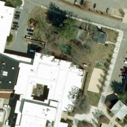 Fitchburg Beach Volleyball Court #3 — aerial view