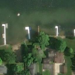 West Bloomfield Township Beach Volleyball Court #3 — aerial view