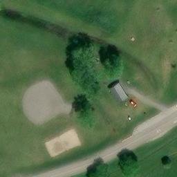 Sand Volleyball Court in Mount Clemens, MI — aerial view