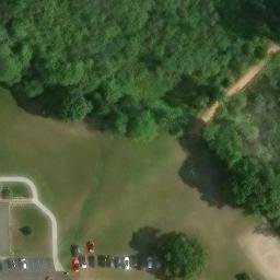 Commerce Charter Township Beach Volleyball Court #4 — aerial view