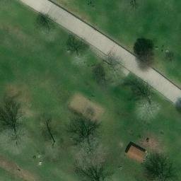 Harrison Township Beach Volleyball Court #2 — aerial view