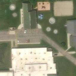 Troy Beach Volleyball Court #2 — aerial view