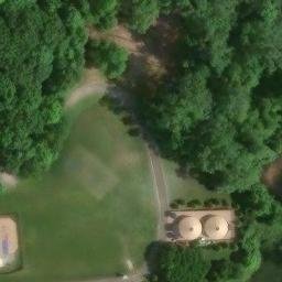West Bloomfield Township Beach Volleyball Court #1 — aerial view