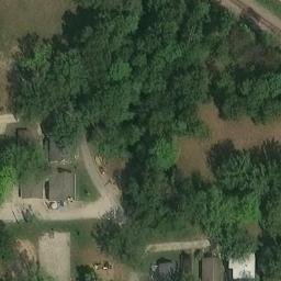 Cedar Falls Beach Volleyball Court #11 — aerial view
