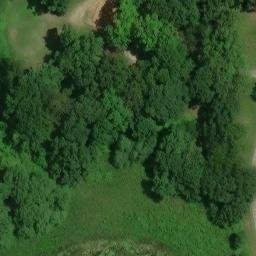 Oakland County Beach Volleyball Court #4 — aerial view