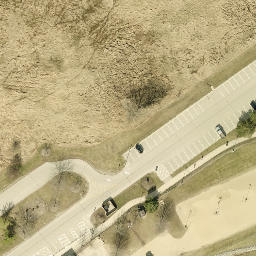 Pleasant Prairie Beach Volleyball Court #1 — aerial view