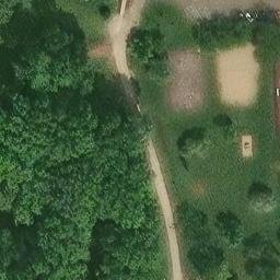 Beverly Hills Beach Volleyball Court #2 — aerial view